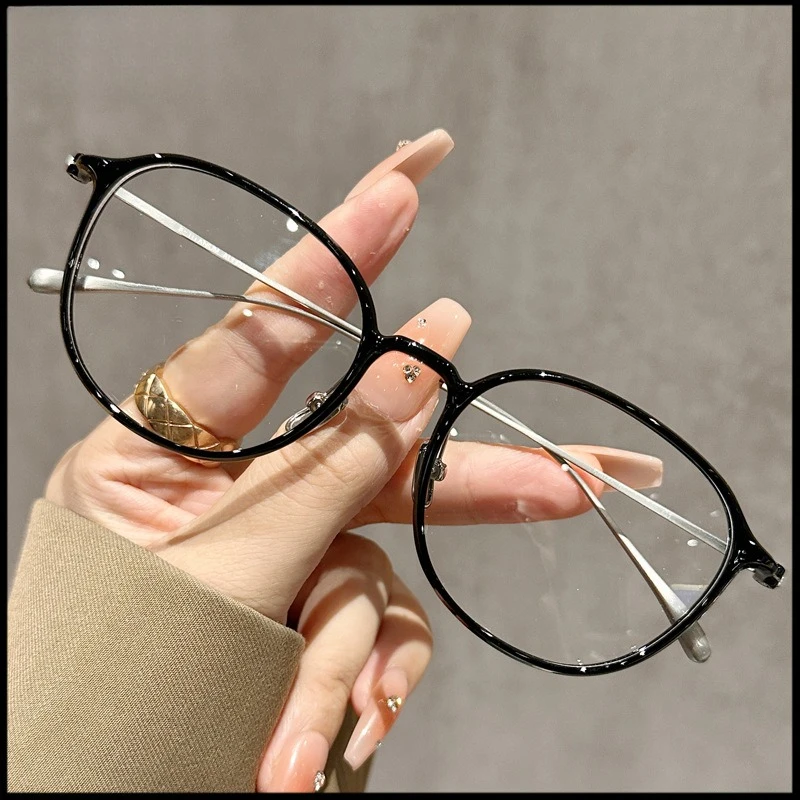 Blauw Licht Blokkeren Bril Plastic Titanium Leesbril Vrouwen Verziendheid Bril Aanpasbare Bijziendheid Brillen