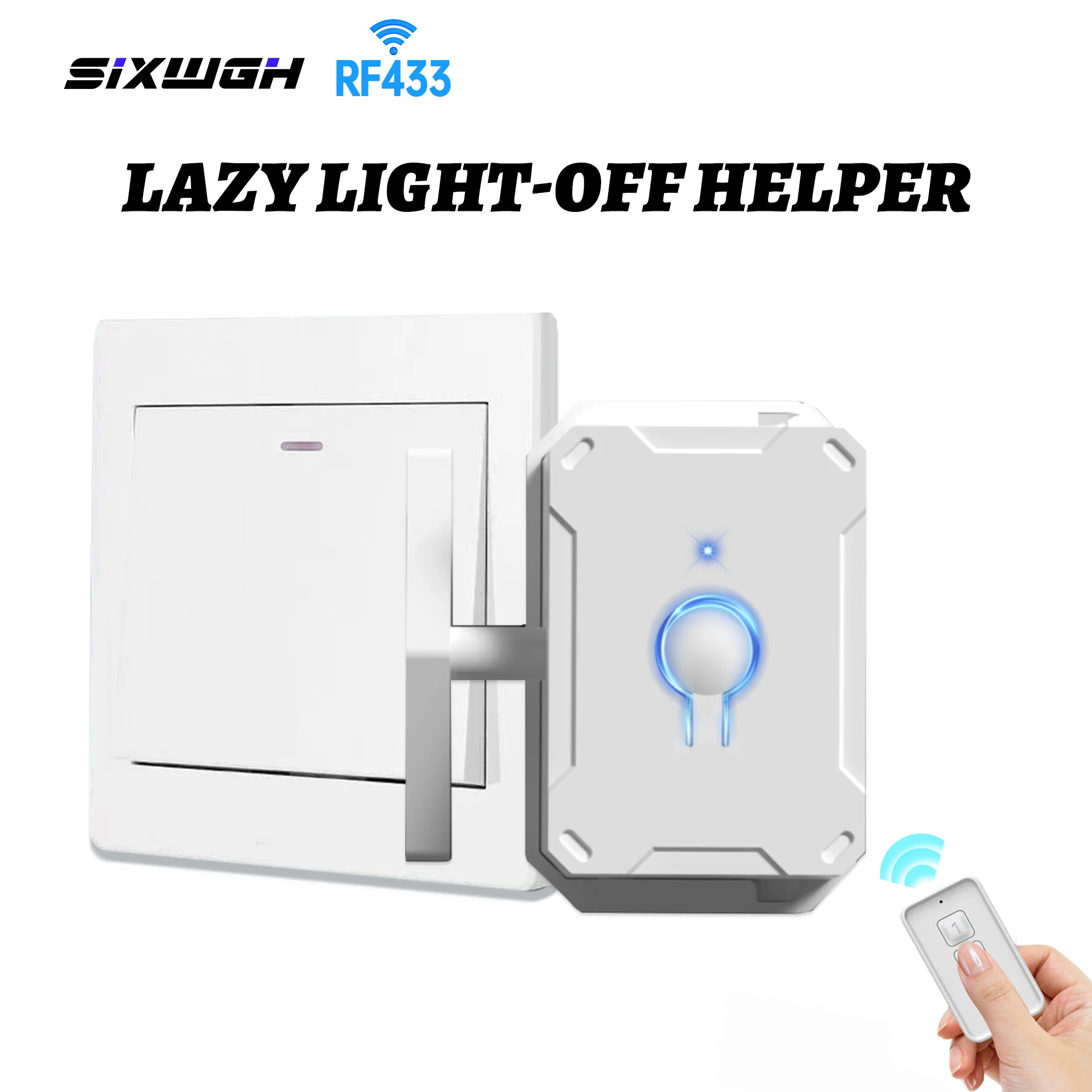 RF433 Arm Switch Robot, A Lazy Person's Light-On Wonder, Smart Home Remote Control Remote for Home Use