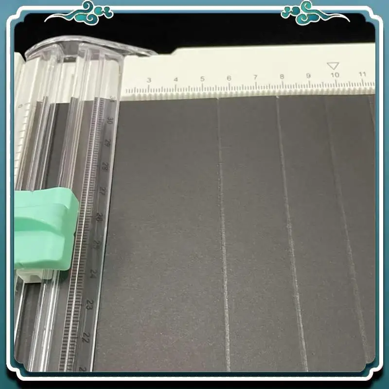 سهلة الاستخدام 12X12 بوصة قطع الورق الحرفية قابلة للطي التجعيد الة قطع الورق قابلة للطي وتسجيل لتغطية الكتب وصندوق الهدايا والصور #5