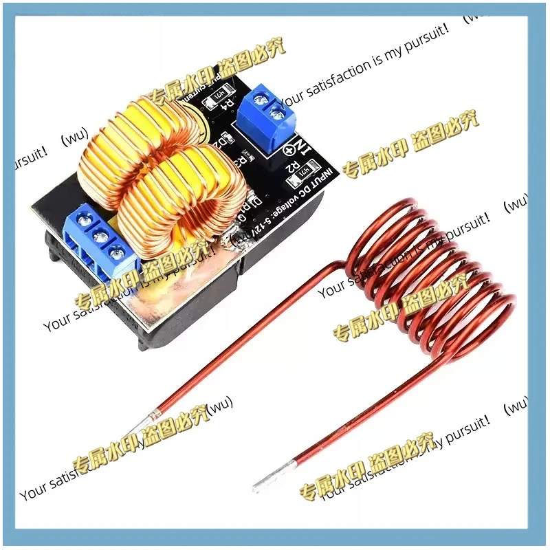 5pcs DC 5-12V Mini ZVS Low Voltage Induction Heating Power Supply Module with Coil for Induction Heating