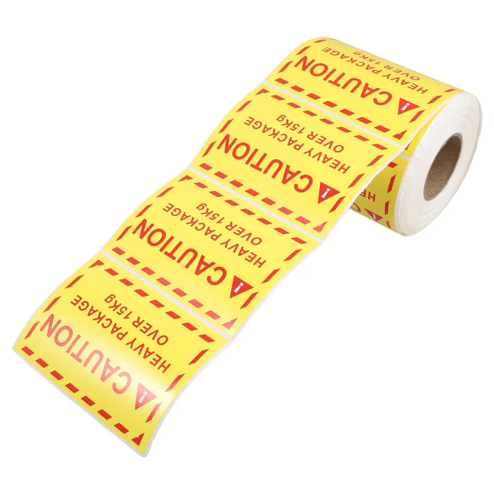 1Roll Warning Labels Roll Packaging Label Stickers For Moving Company Overweight Heavy Package Shipping Caution