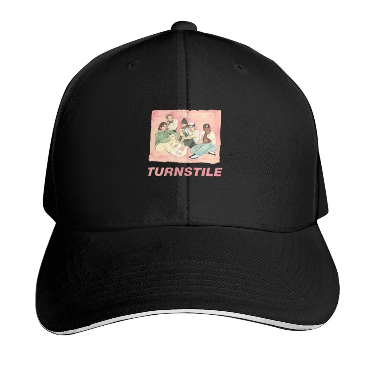 First Day Of Turnstile Love Connection Cute Photographic Baseball Cap Men Women Casual Summer Sport Sun Cap