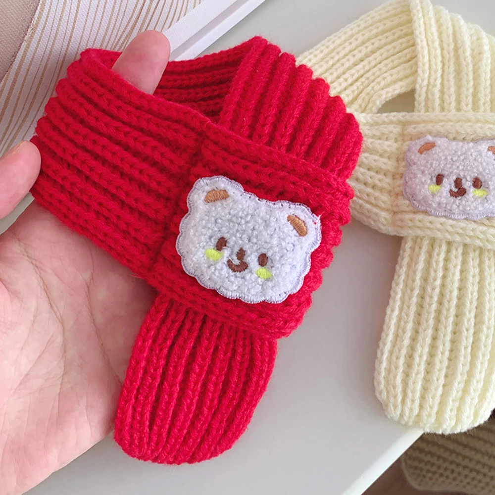 

Winter Warm Puppy Dog Cat Scarf Christmas Cute Pet Accessories For Small Medium Dogs Poodle Yorkshire Scarves Mascotas Products