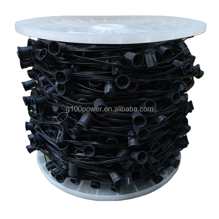 SPT-1 Wire C9 1000 Socket Spool Commercial Christmas Light Stringer