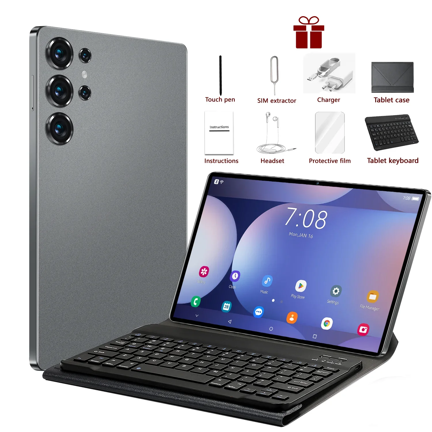 2025 S25 UItra Tablet Android 15 Tablette 22GB+2T Tablet PC WiFi Snapdragon 8 Gen3 Original Global Version 5G Dual SIM Card