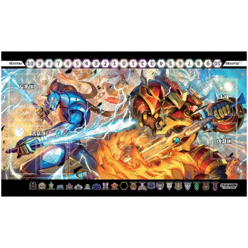 Card Pad Kanbara Takuya Culumon Kaiser Greymon Angewomon Digimon Adventure Diy Battle Mat Anime Game Action Toy Figures Gifts