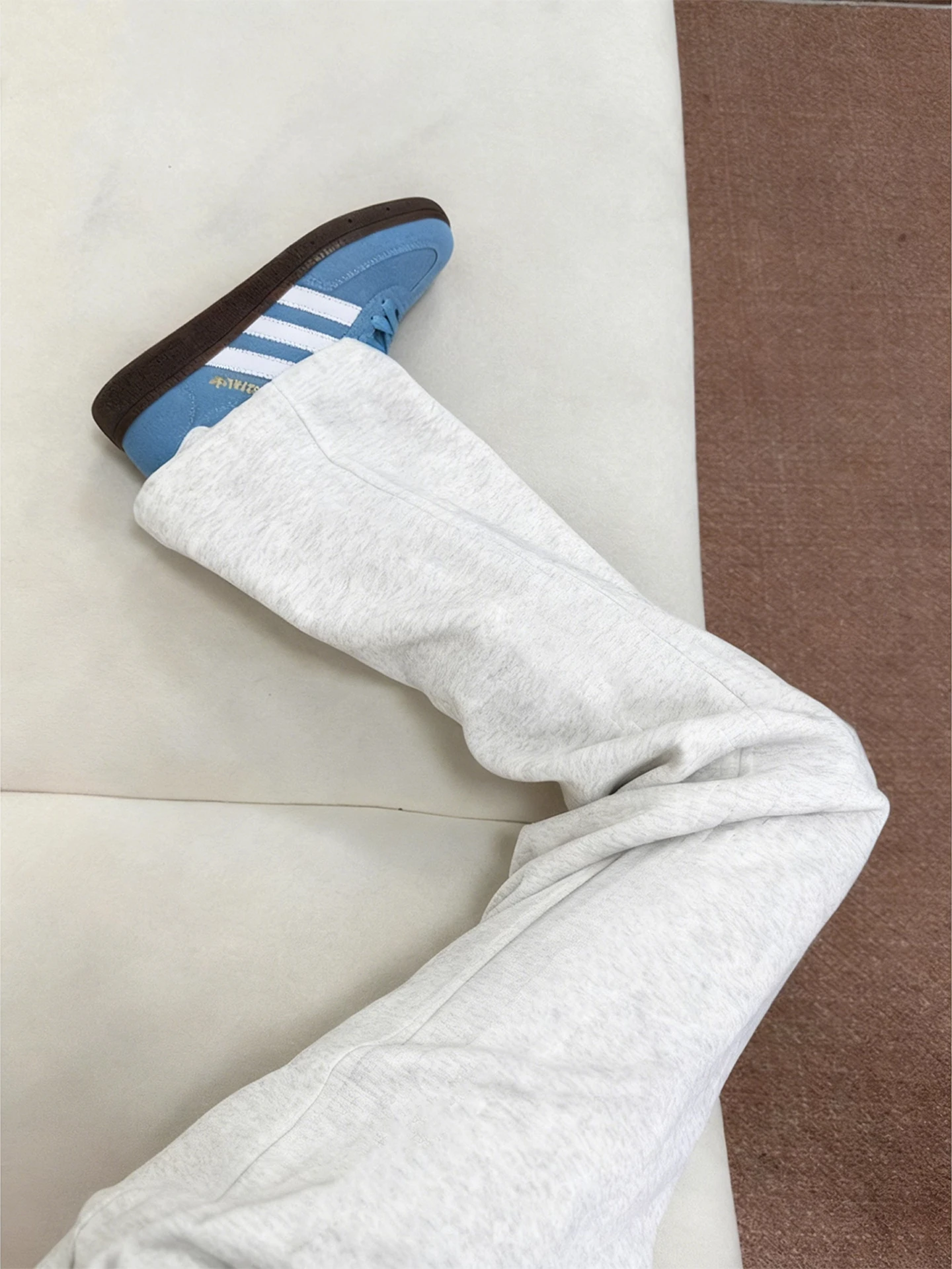 

Cleanfit American High Street Fce Lined Striped Men's Sweatpants Straight Leg Casual Long Trousers Autumn Winter Wear