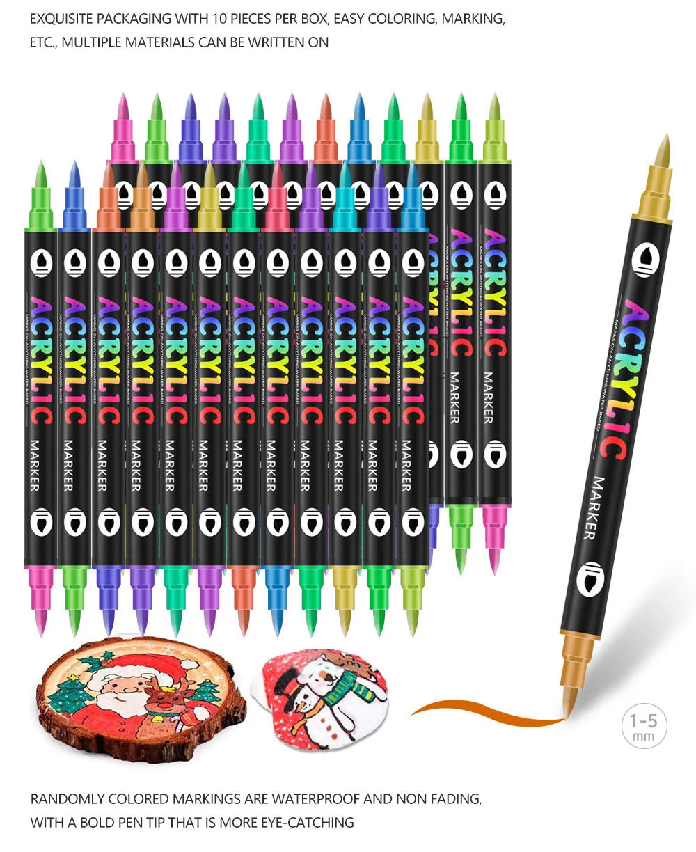 12/24/36/48/60/84 Pcs Highlighter Farbe Stift Doppel Headed Doppel Farbe Marker Kunst Marker Kunst schreibwaren Schule Bürobedarf – Detail 5