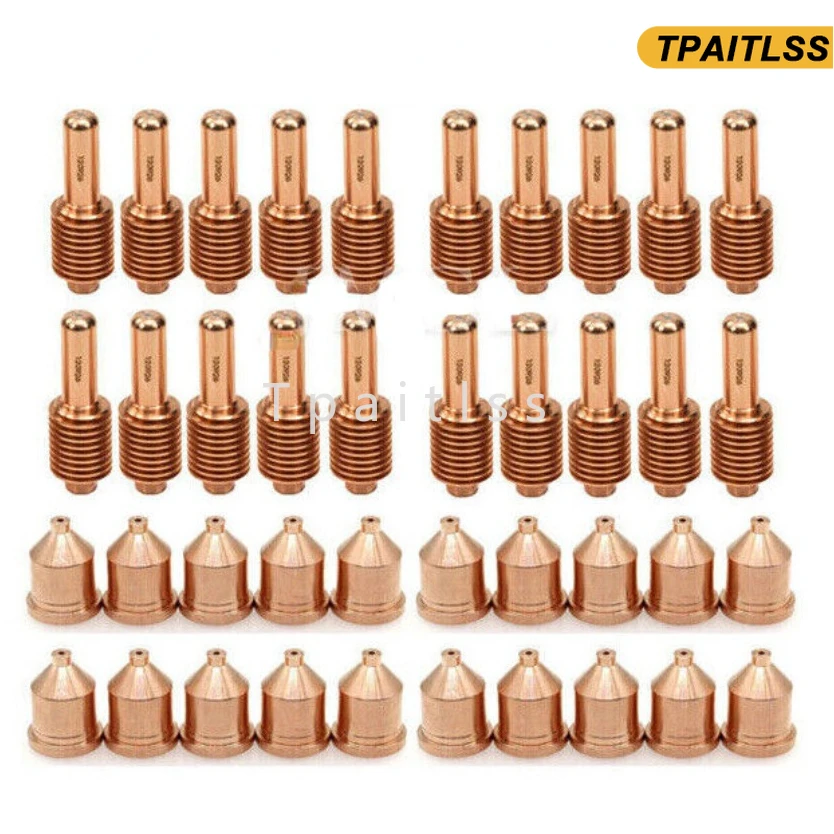 60A Electrodes Nozzles 120926 120931 for Hypertherm Powermax1000/1250/1650 40pcs