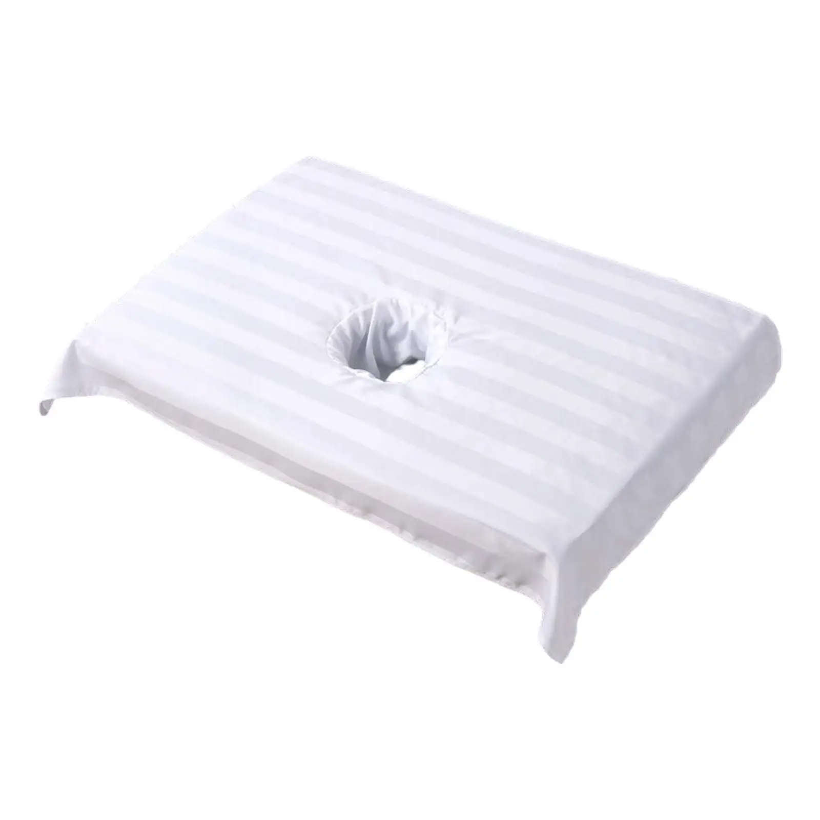 Head Cover Sheet with Hole Table Cover Comfortable 60x90cm Washable Massage Bed Sheet for SPA Bed Table Daily Care Massage Couch