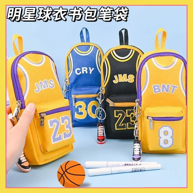 

Miniso Boys' jerseys pencil case stationery bag large capacity sneakers niche pencil case Kobe pencil case gift