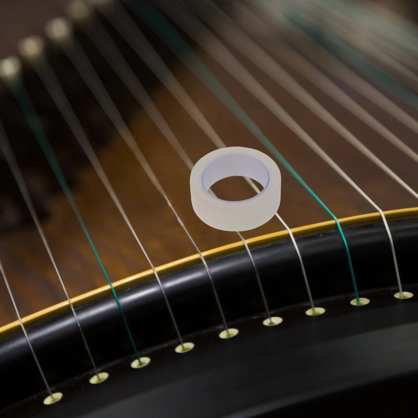 

5pcs Guzheng Nail Tape Transparent Thin Adhesive Band For Guitar Pipa Ukulele Violin String Instrument Practice Performance