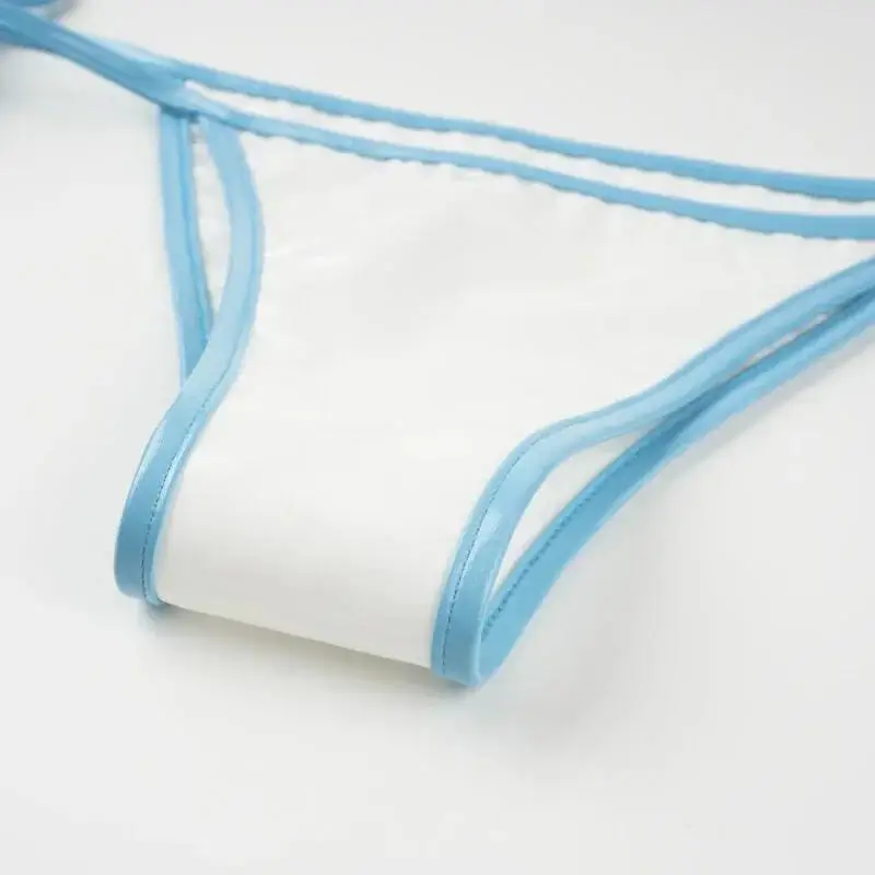 Japanese Cute Girl Anime Cosplay Outfit Leather Bikini Backless Bandage Mini Underwear Swim Nightwear - view 6