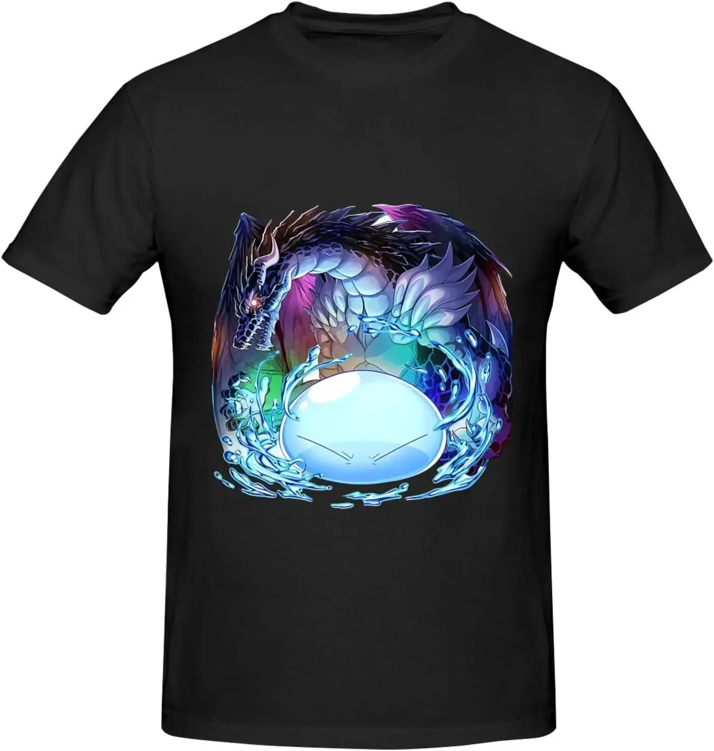 That Time I Got Reincarnated As A Slime Men's T-Shirt Basic Short Sleeve Tee Fashion Classic Anime Memory Casual Top