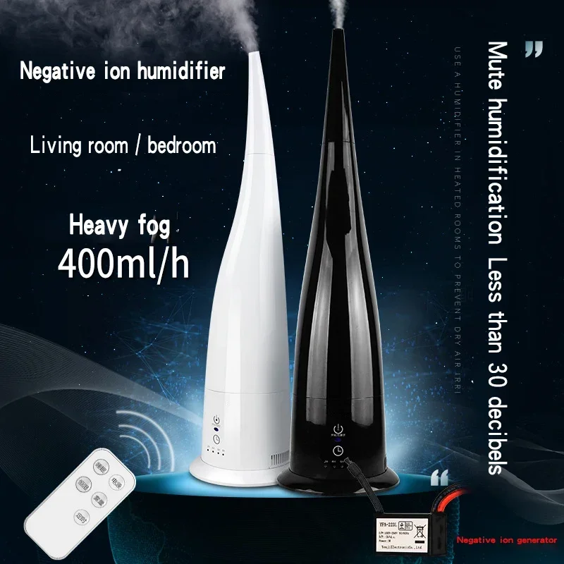 Pelembap Udara Rumah Tangga 220V HQ-JS360H Pelembap Udara Kabut Udara Ruang Tamu Kamar Tidur Tipe Lantai Waktu Anion Remote Control Konstan