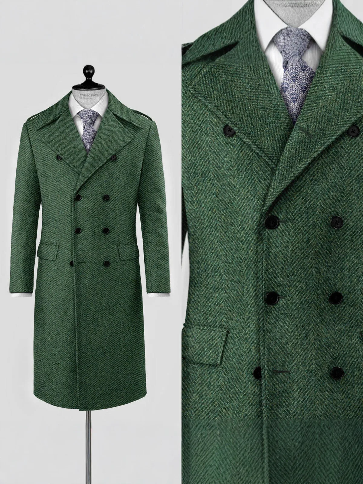 معطف واق من المطر للرجال على الطراز البريطاني للخريف والشتاء الأوروبي والأمريكي؛ زي مسرح رجالي عالي الجودة. بدلات زفاف