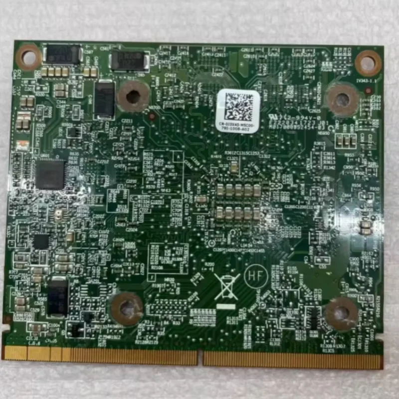 For Dell Precision 7510 7520 M4800 and HP Zbook15 G4 Radeon Pro WX4130 2GB MXM3.0 A-type Video GPU Card
