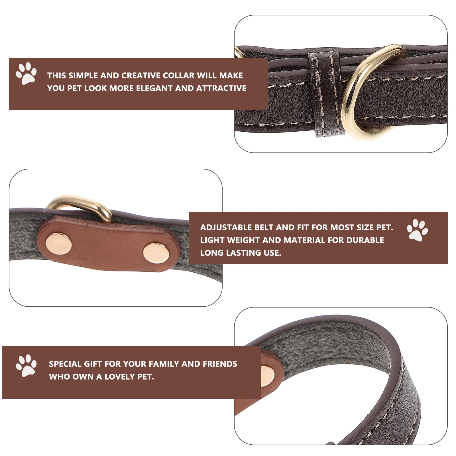 

Stylish Pet Collar with Rivet Detail and Bell Accent Adjustable Fit for Most Dogs Comfortable All Day Wear S Dog Pet Collar