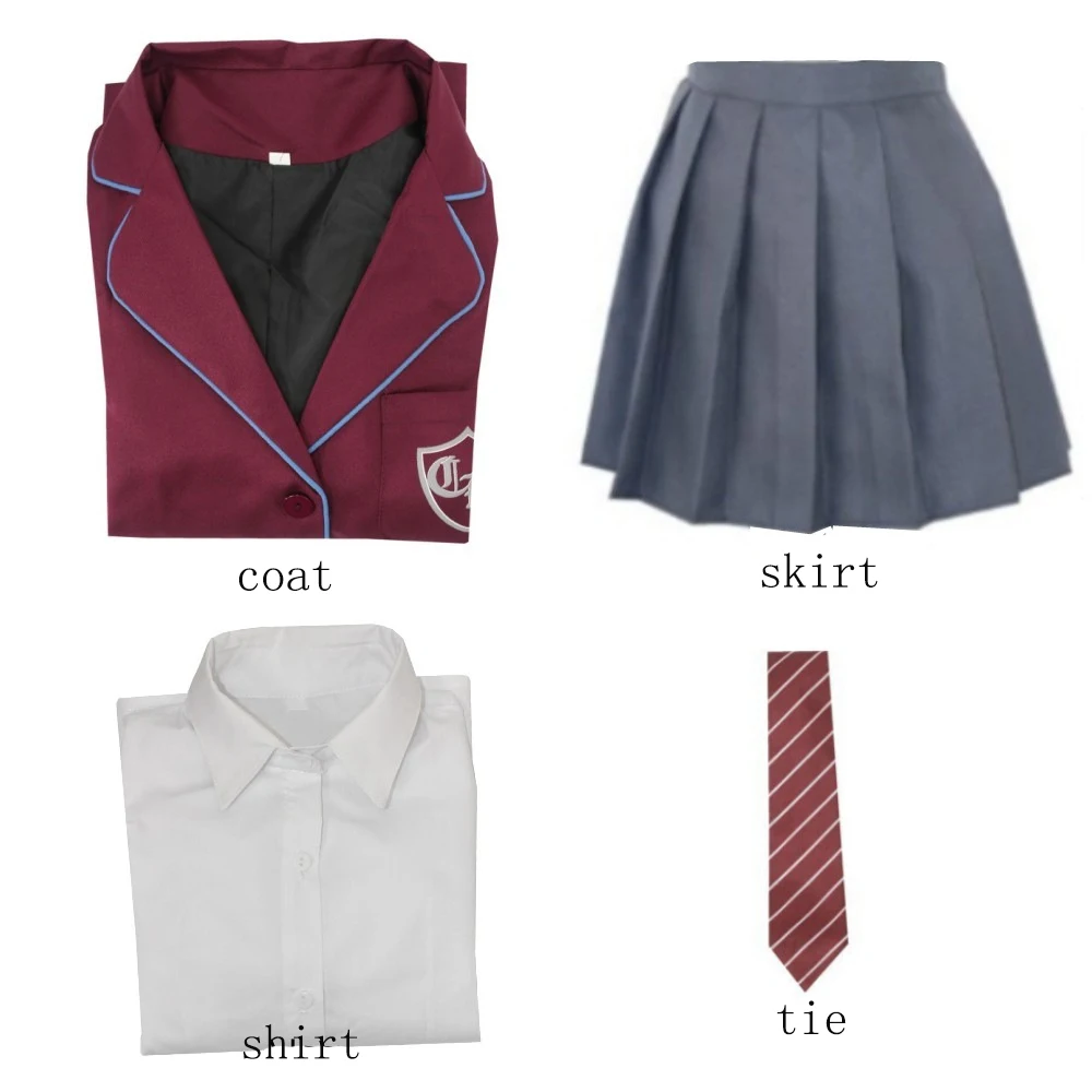 Matilda Cosplay Costume Graduation Ceremony School Uniform Movie Roald Dahl’s Matilda Cosplay Halloween Costumes for Women Adult