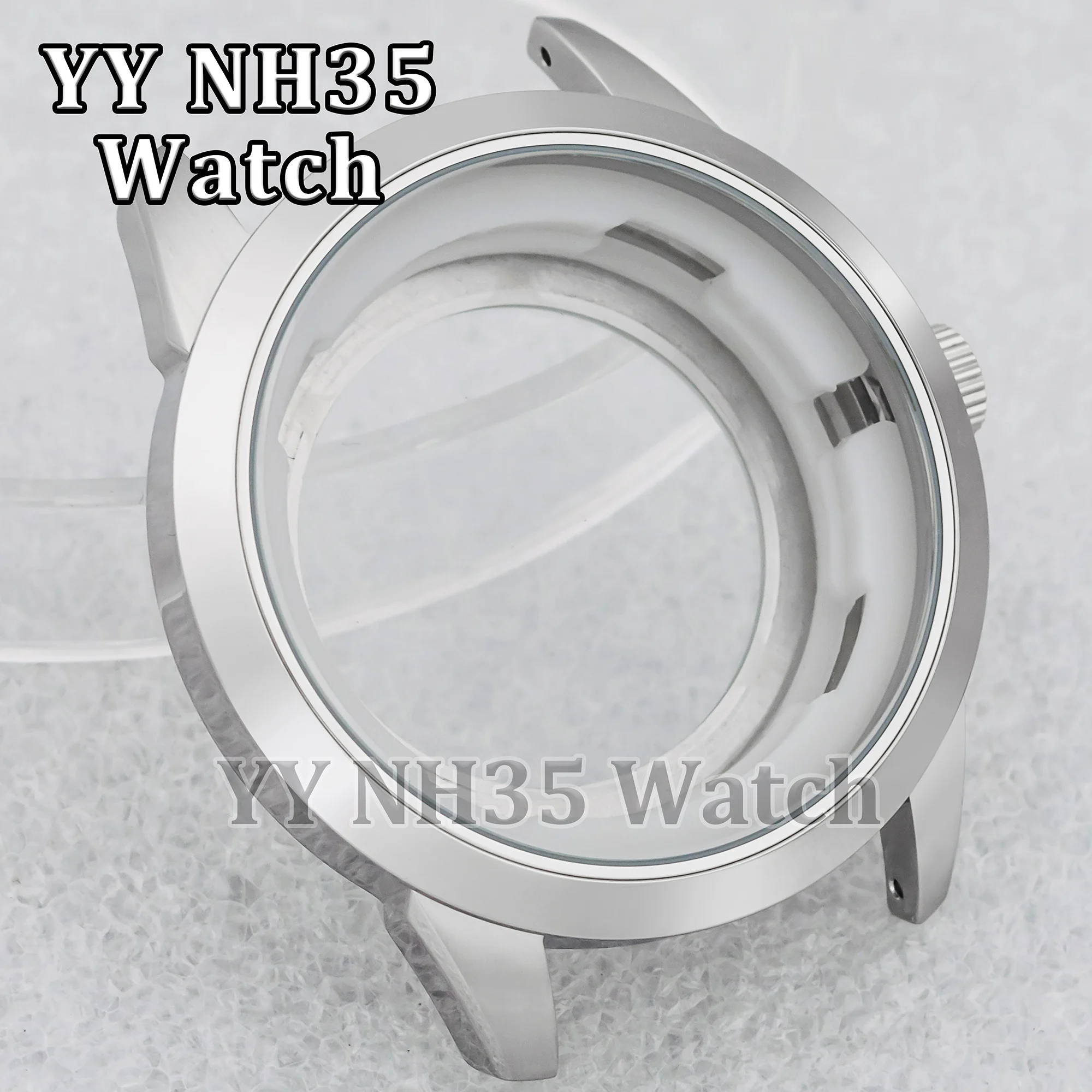 42.7mm Case NH35 Case for Mark XX Watch Mod Parts Replacements Waterproof Solid Stainless Steel Watch Case fit NH35 Movement