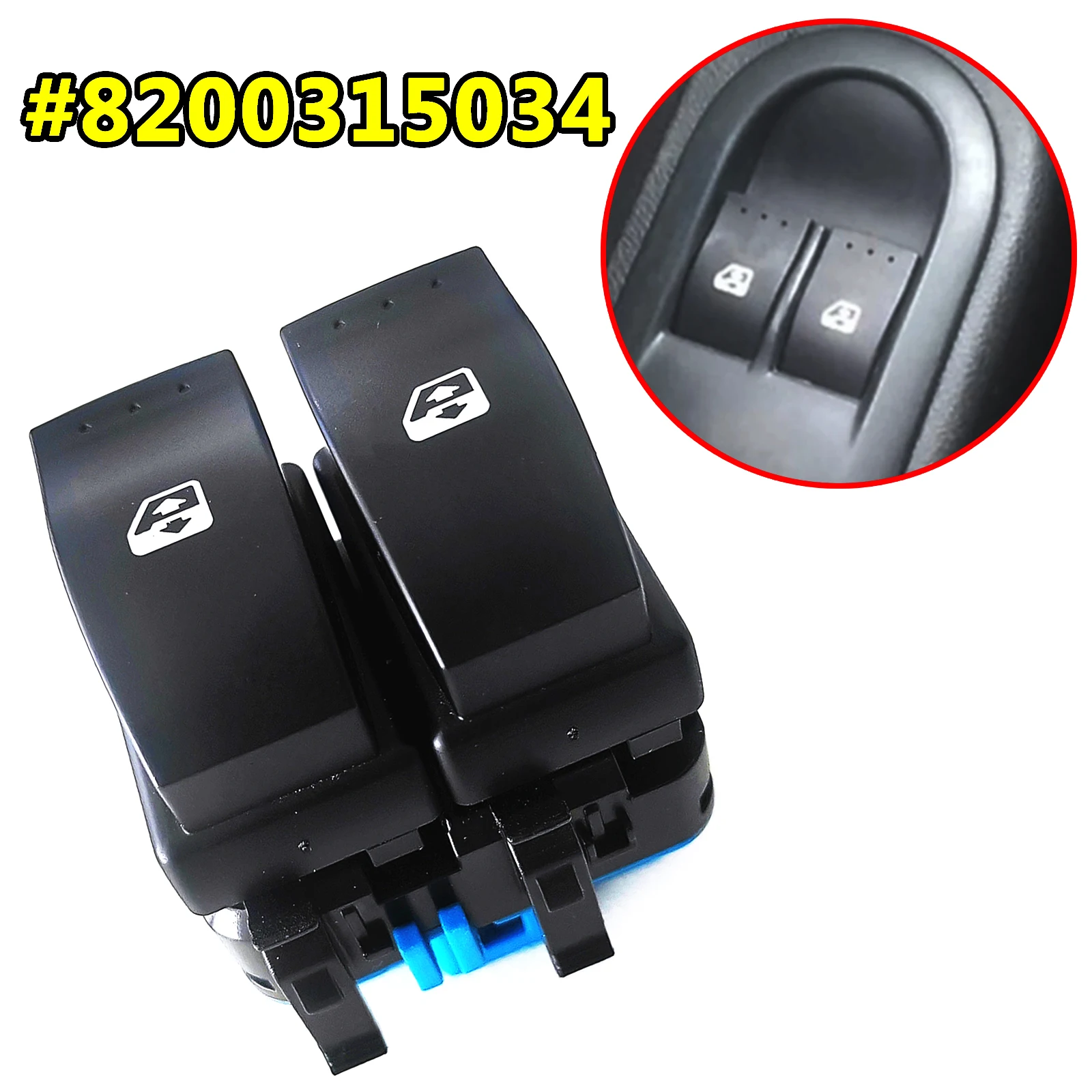 10 Pins Electric Window Switch 8200107772 For Renault Megane II SCENIC II GRAND SCENIC II 2002 2003 2004 2005-09 Car Accessories