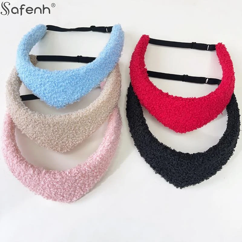 

1Pcs Wide Edge European And American Hair Band Lady Headwear Vintage Velvet Women Headband Anti Slip Hairpin Headband