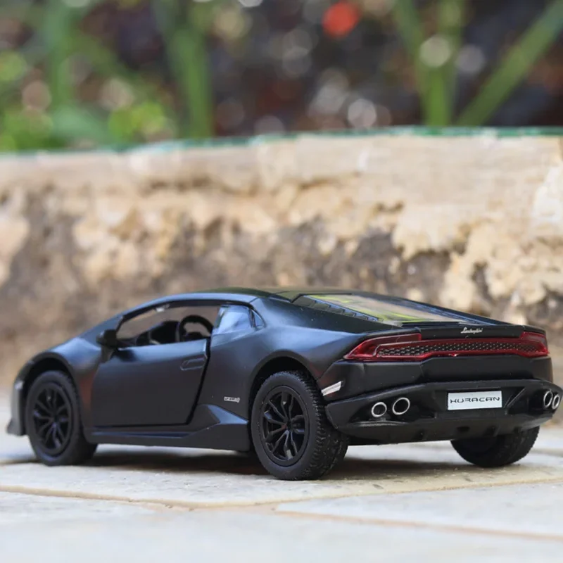 1:36 Lamborghini Huracan Wiel Duitsland Bull Logo Diecast Super Sport Auto Metalen Model Trek Voertuig Legering Speelgoed Collectie A241