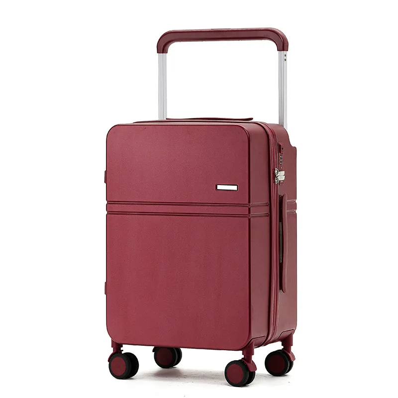 Luggage Set Trolley Luggage Bag Wide Bar Travel Suitcase on Wheels Zipper Lightweight Luggage Woman Cosmetic Bag