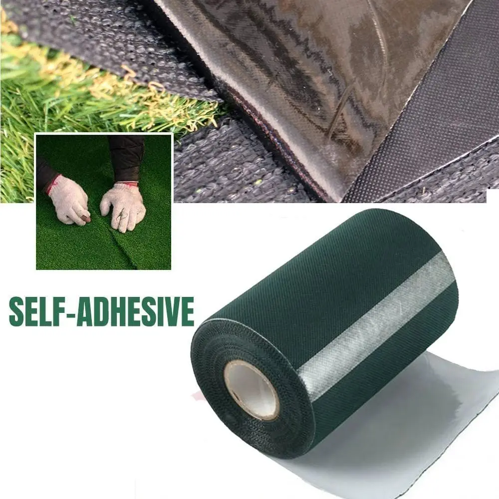 Garden Self Adhesive Joining Green Tape Synthetic Lawn Grass Artificial Turf Seaming Decoration Grass Jointing