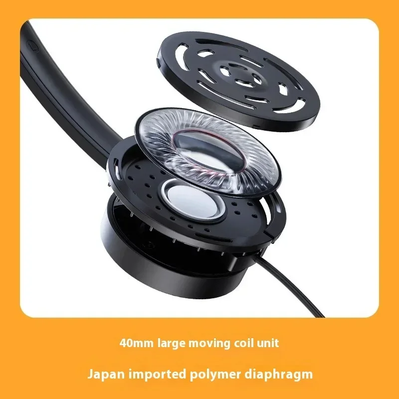 Fiio SnowSky WIND Wired Headphone Retro 40mm Dynamic Lightweight HIFI Fiio 32Ω Earphone Custom for Accessory Gift Custom Made