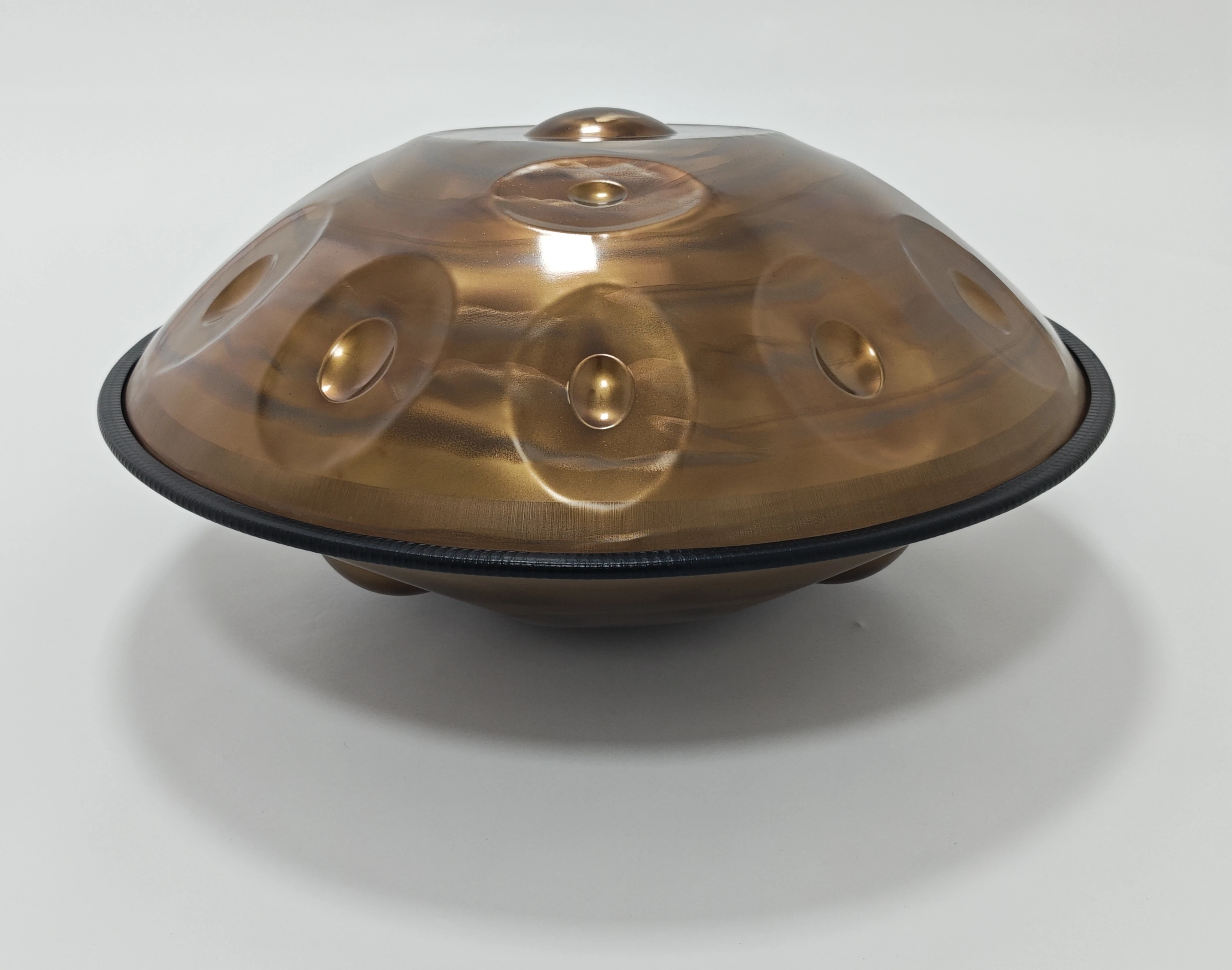 C# Tarzauyn 15 (11+4) Notes Handpan, Handcrafted Percussion Instrument for Sound Healing Meditation