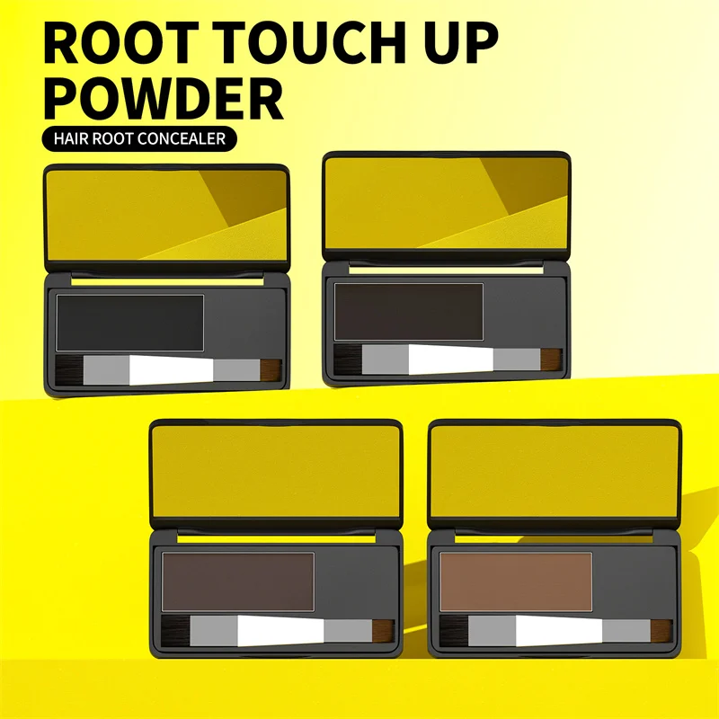 

Hair Root Cover Up Temporary Hair Hairline Powder Hair Edge Control Shadow Lasting Hairline Enhancer for Cover White Gray Hair