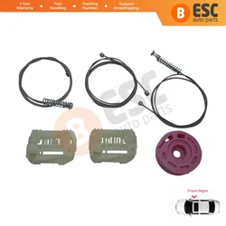 ESC Auto Parts EWR5013 Window Regulator Repair Kit Front Right Door  for Hyundai I30 MK1 2007-2011 Fast Shipment Made in Turkey