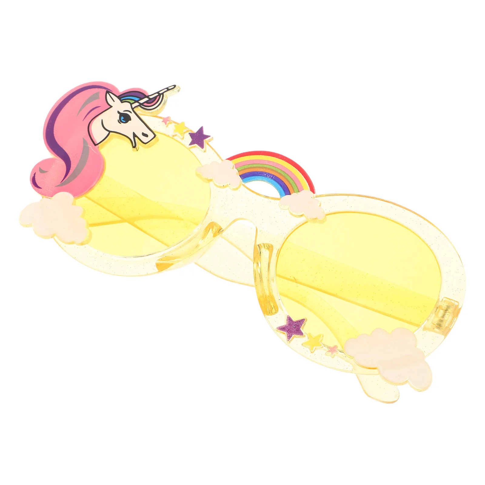 

Funny Glasses Unicorn Birthday Decorations Lightweight Comfortable Photo Booth Prop Eyeglasses Portable Accessories Sunglasses