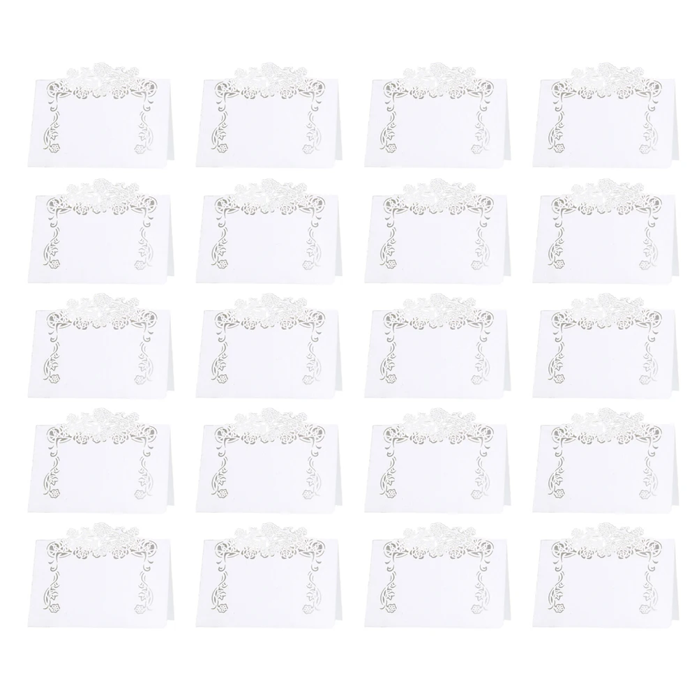 

50 Pcs for Seat Card Name Tag Table Setting Wedding Sign Place Cards Decorations