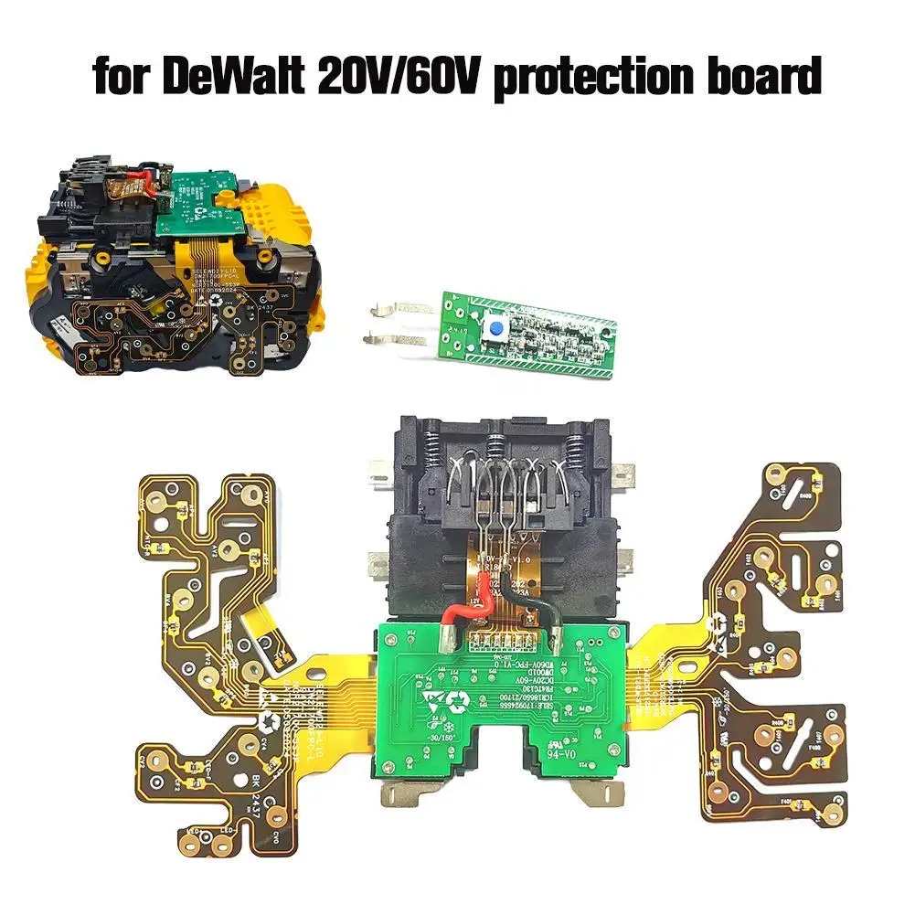 Circuit imprimé pour DeWalt 20V/60V - 9.0A PCB pour 21700 cellules, Circuit imprimé de Protection de charge