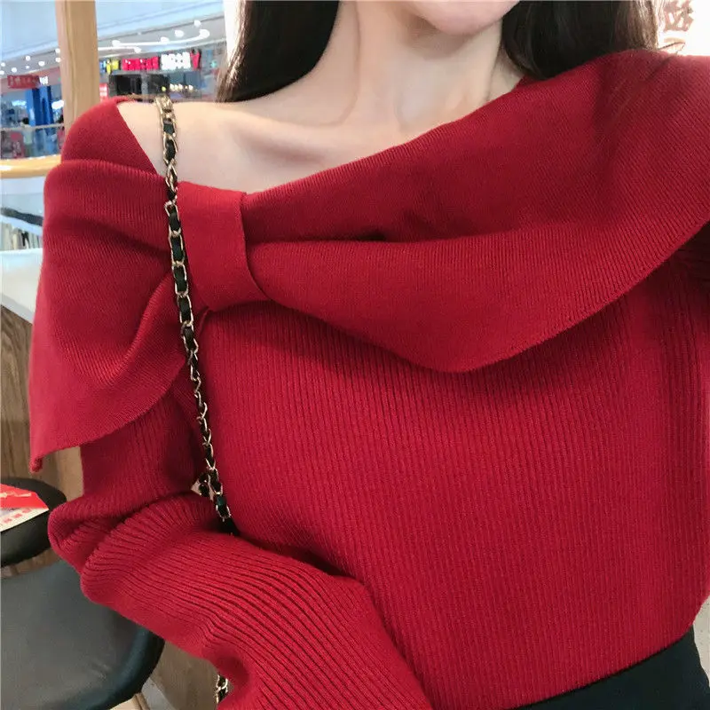 2024 New Autumn Winter Design Gentle Stylish Japanese Style Knitted Sweater the Base Top Forest Style Sweater Women's Pullovers