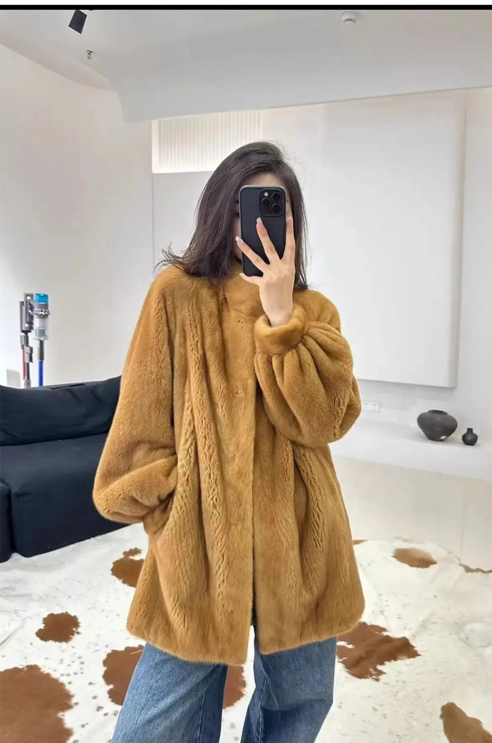 Nepbont grijze jassen dames stedelijk gevoerd dagelijks unisex oude stijl synthetische zakken passen allemaal bij coole regenboog nieuwigheden puur uitgehold