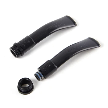 Adaptateur de joint de paille en plastique, bouche plate longue et courbée, accessoires BLOPOM, 810, 510, 1 pièce