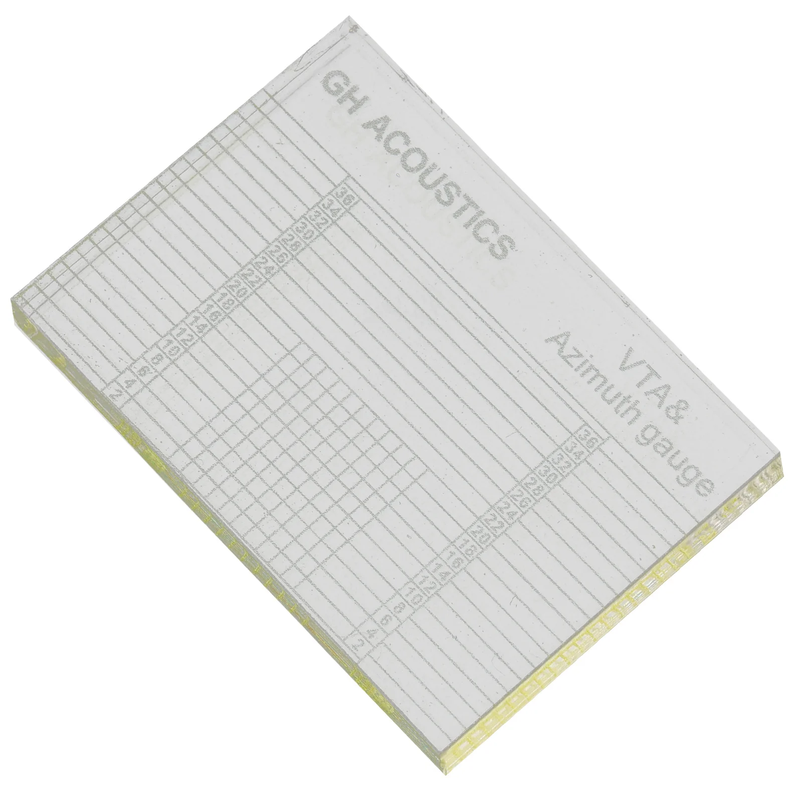 

Acrylic Turntable Alignment Protractor For Vinyl Record Player Azimuth Ruler Calibration Tool Distance Gauge