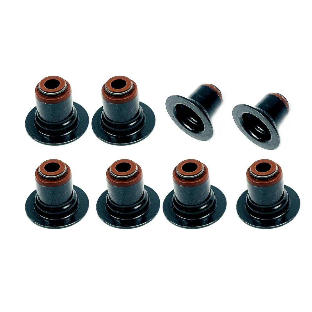 8PCS Engine Exhaust Valve Stem Oil Seal Kit For Buick LaCrosse Lucerne Chevrolet Camaro Malibu Auto Car Accessories OEM 12482062
