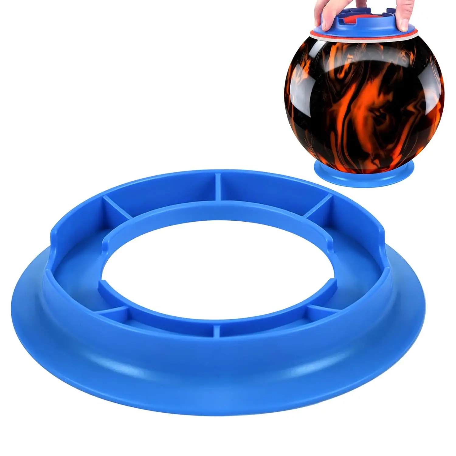 Universal Bowling Ball Sanding Pad Holder | Stable Surface Treatment Tool for Enhanced Ball Performance