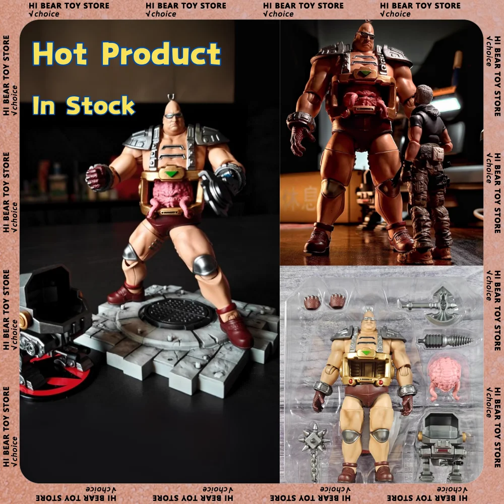 

1/18 JOYTOY TMNT-Krang Action Figure TMNT Ninja Turtles Krang Anime Figures Toys Model Collect Desk Decoration Toy Birthday Gift
