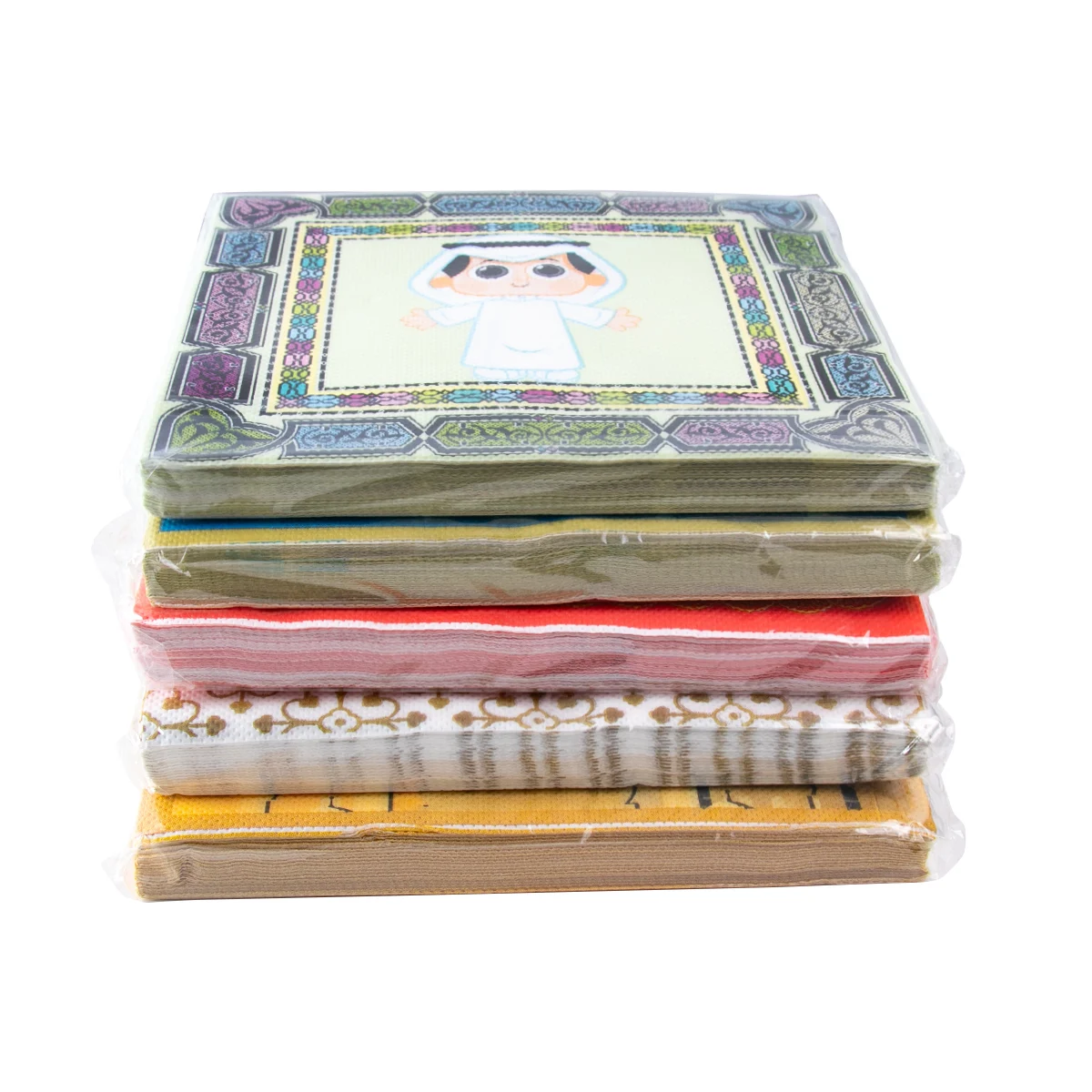 20pcs Eid Mubarak Napkins Ramadan Kareem Disposable Paper Tissue Ramadan Decorations for Home Muslim Islamic Party Supplies