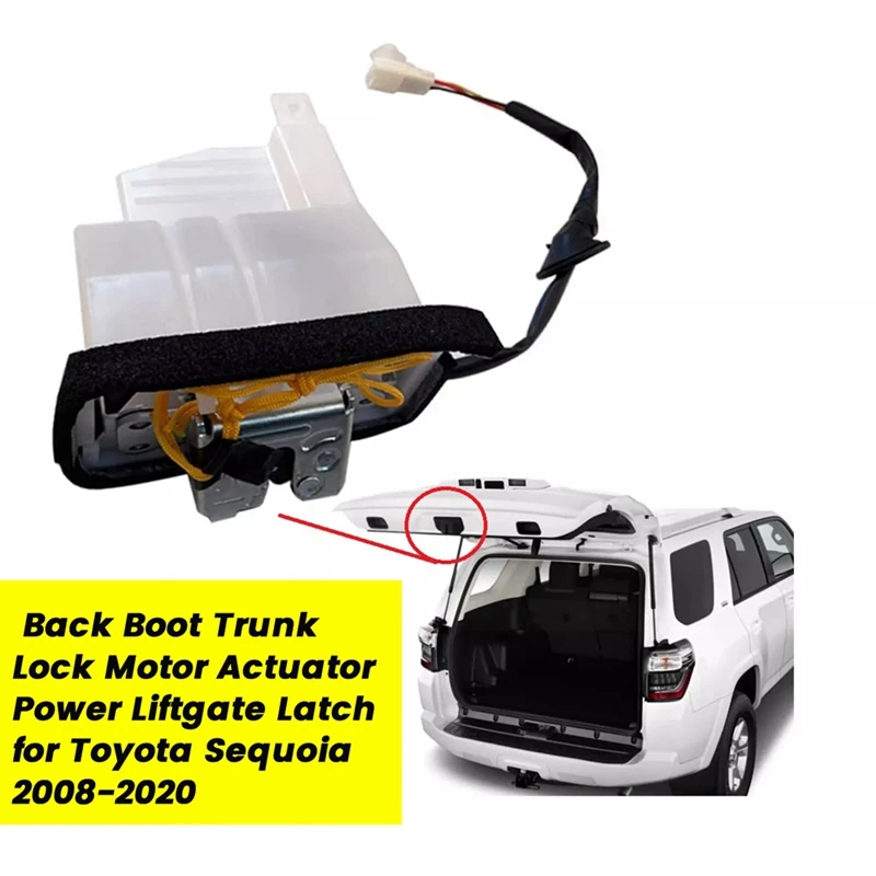 

AU04 -Power Liftgate Boot Trunk Lock Motor Actuator 69110-0C041 for Toyota Sequoia 2008-2020 Back Door Lock Latch 691100C040