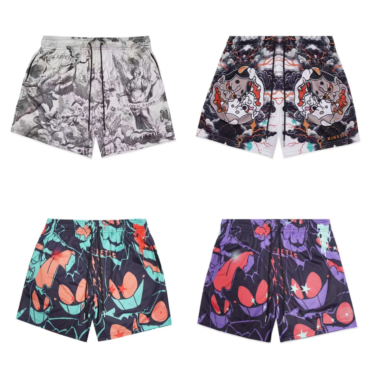 

Лето 2025 г., хит продаж, новые модные трендовые мужские шорты с 3D принтом, уличные повседневные уличные дышащие быстросохнущие шорты
