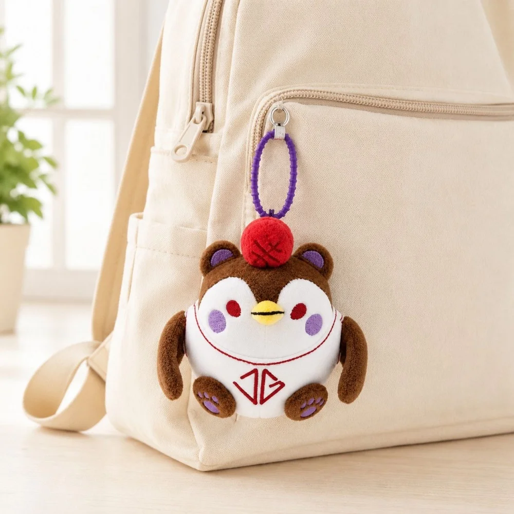 Thai CP Plush Pendant Keychain Jossgawin Kawaii Keyring Bag Accessories view 2