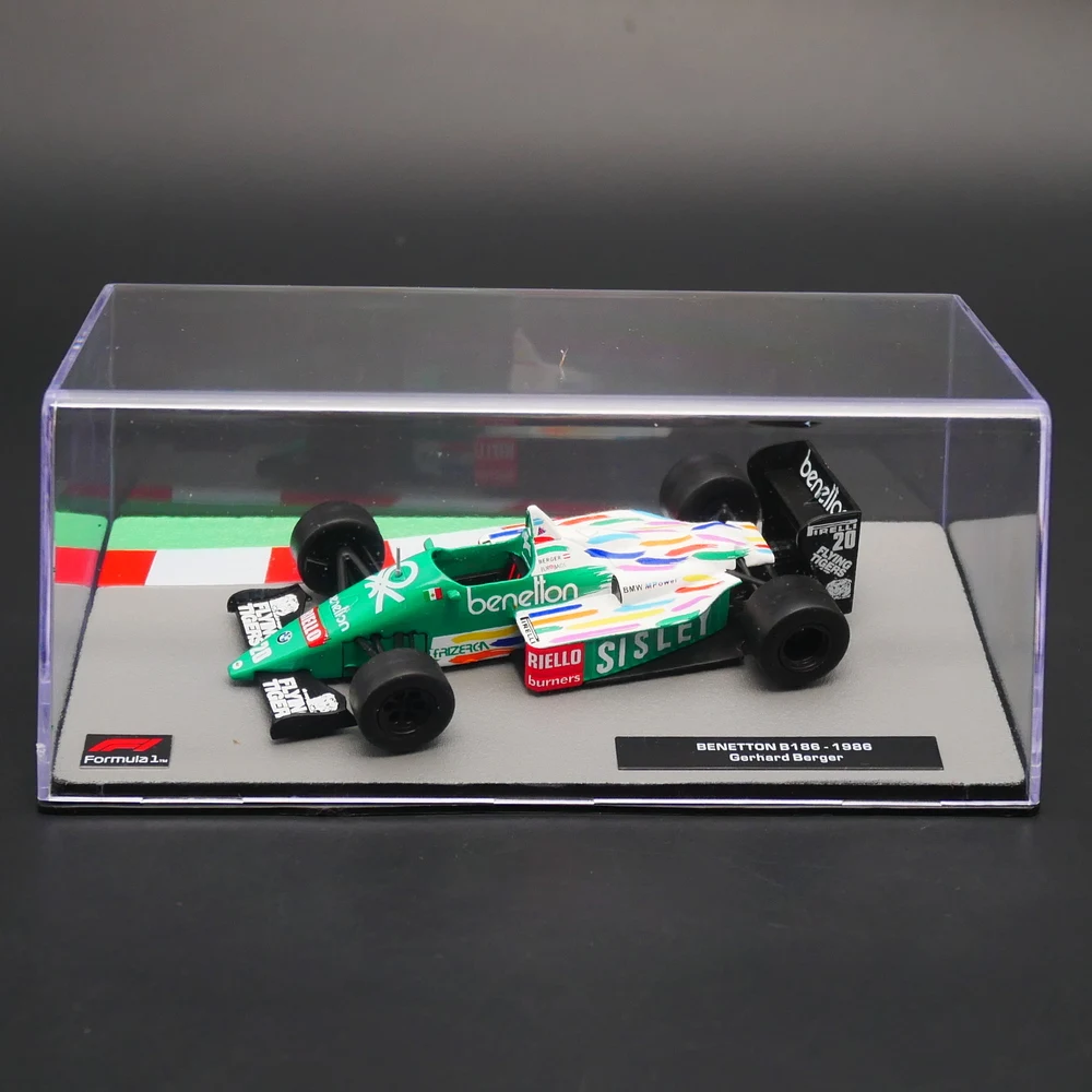 Ixo 1:43 Benetton B186 1986 Gerhard Berger Diecast Car Metal Toy Model