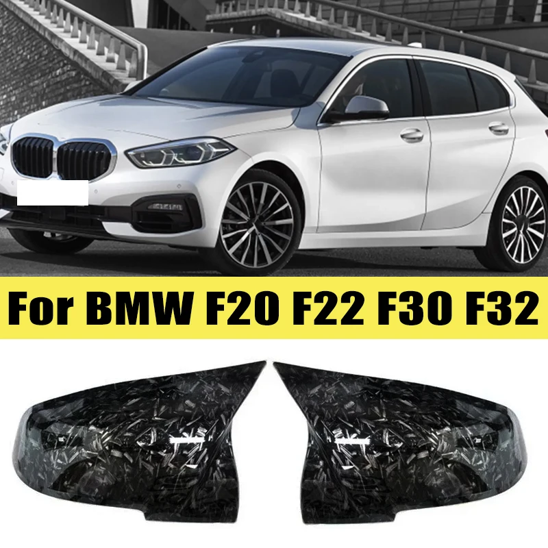 

Suitable for BMW 1234 Series X1/F20 F22 F30 F32 Forged Pattern Replacement ABS Horn Modified Rearview Mirror Housing