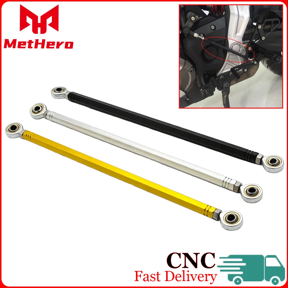 Motorcycle Footrest Rearst Foot Peg Gear Shift Rod Linkage Black 40 70 90 100 120 150 160 165 170 180 190 200 210 240 260 280mm